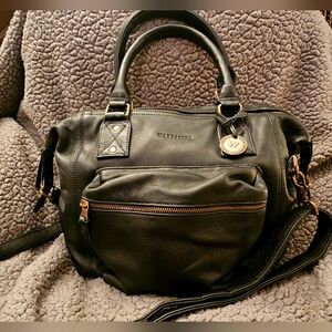 Wandler Black Leather Satchel